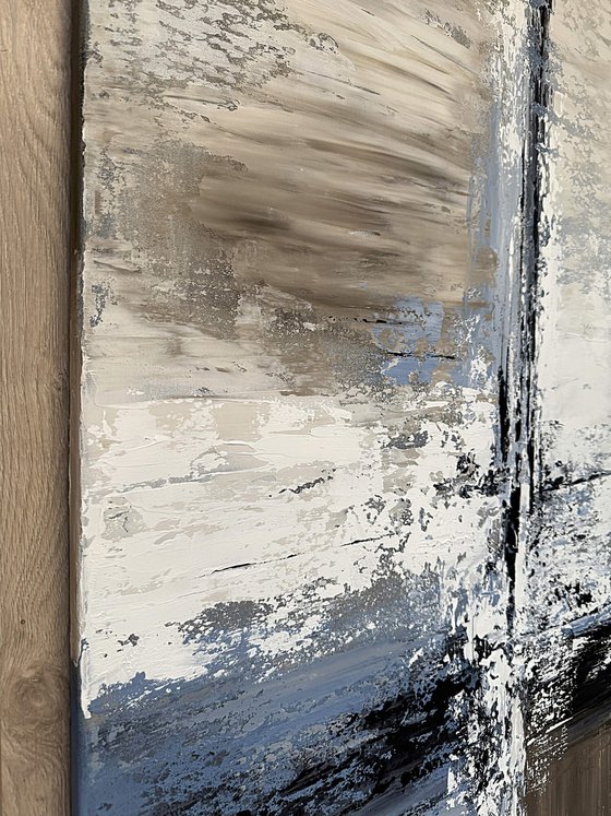 Neutral Beige Blue Large