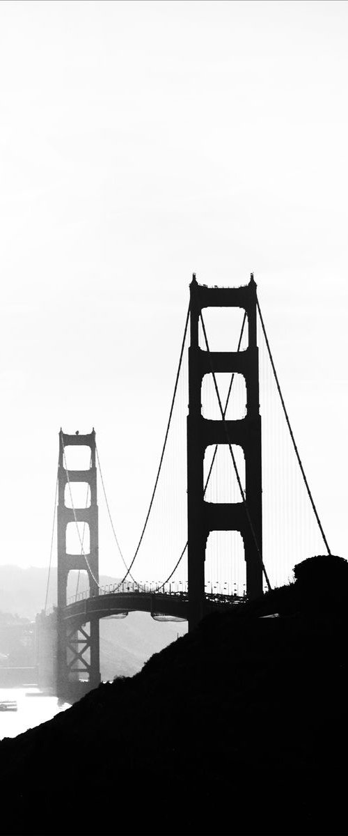 Morning Mist Golden Gate Bridge - San Francisco Skyline by Stephen Hodgetts Photography