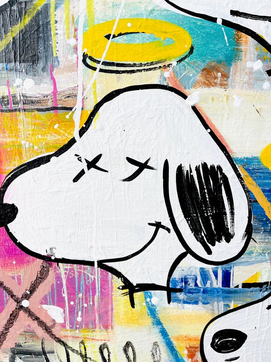 Funky Life (89x116cm) Ready to hang