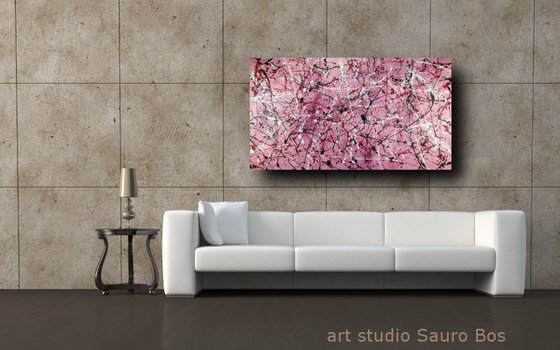 abstract-large-painting 150x80 cm-large wall art abstract yellow title : abstract-c272