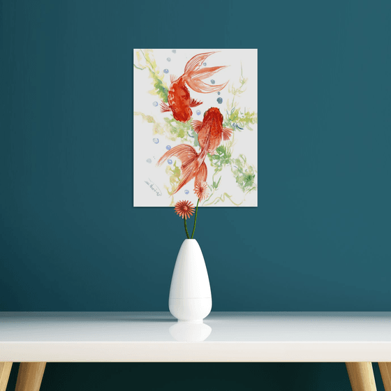 Goldfish, Feng Shui Artwork