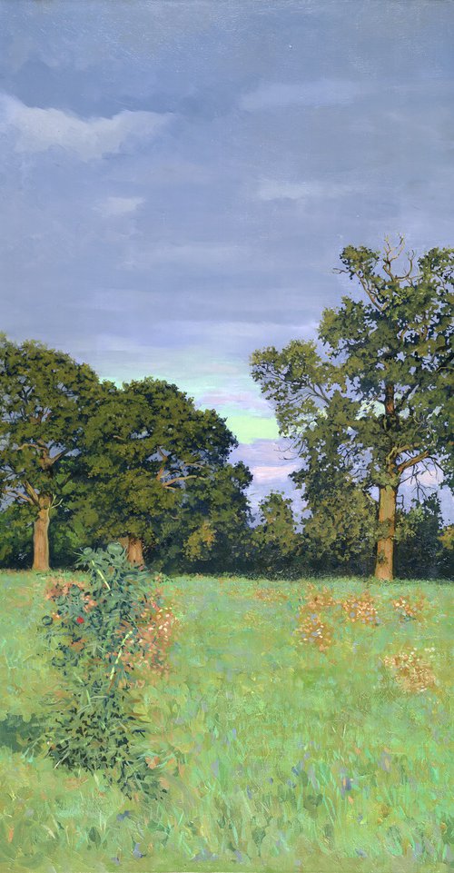 Oaks-Trees in Haddenham by Simon Kozhin