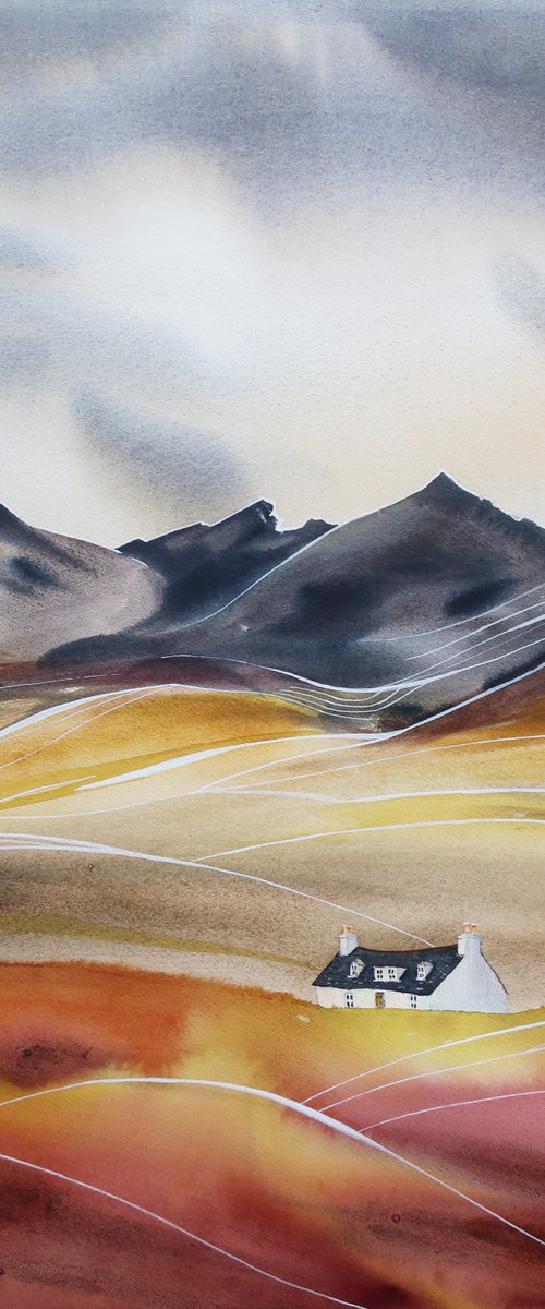 Scotland 38*54 cm Isle of Skye by Alla Vlaskina
