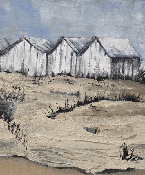 Beach huts by Michèle Kaus