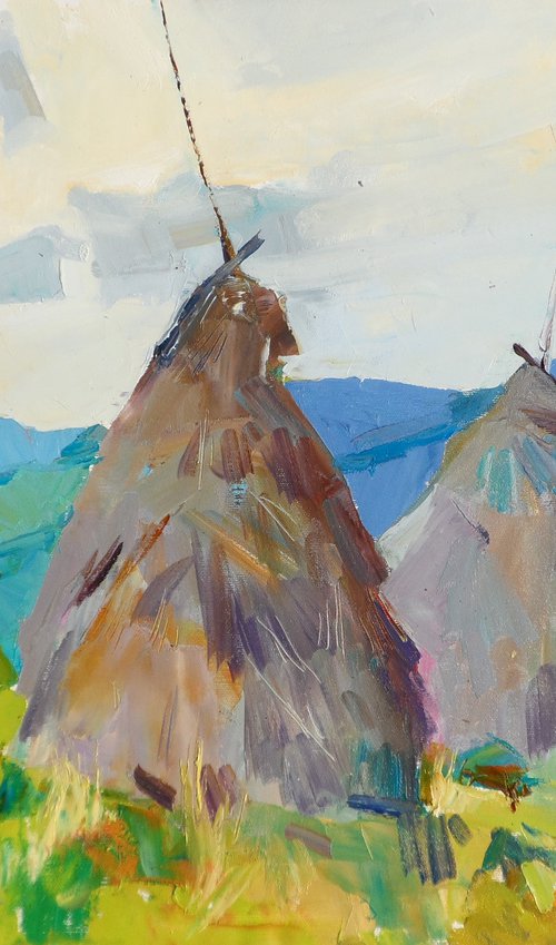 " In the mountains  " by Yehor Dulin