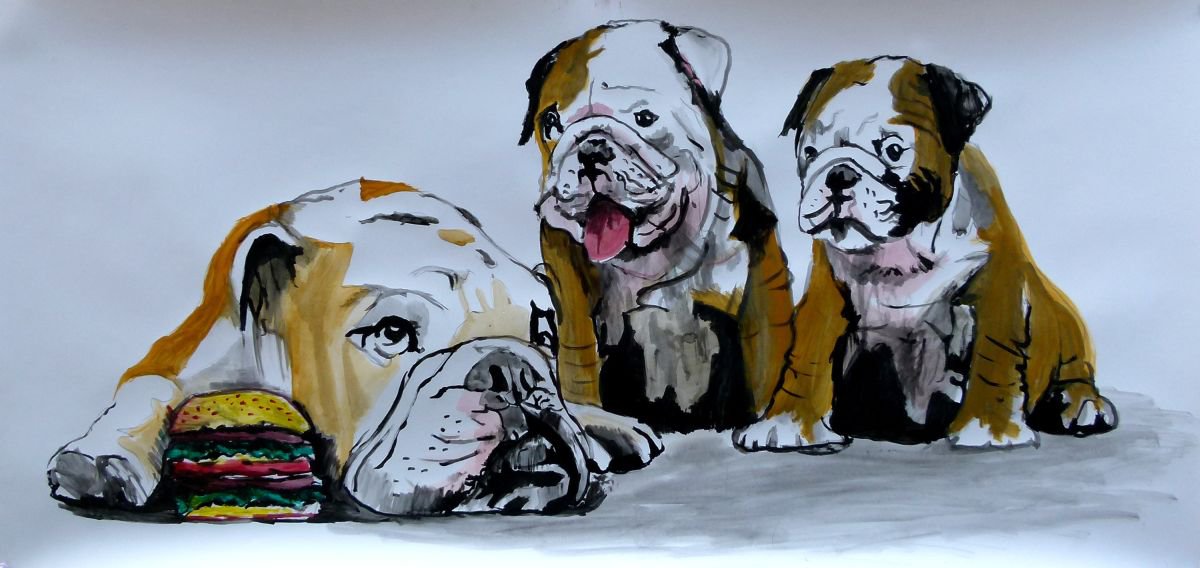 bulldogs by Soso Kumsiashvili