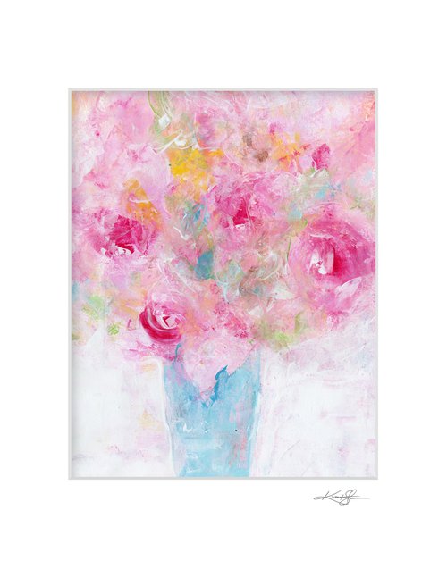 Flowers In Vase 16 - Floral Painting by Kathy Morton Stanion by Kathy Morton Stanion