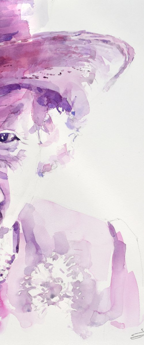 Lilibet III by Goran Žigolić Watercolors