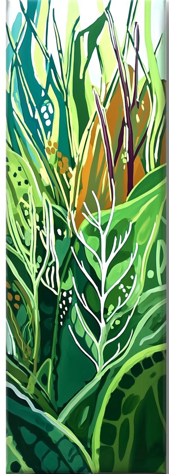 Magic Greenery #6 green abstraction