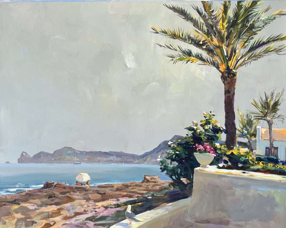  Spring Breeze Cala Blanca By Anton Gudzykevych, 47 X 37, Artwork For Sale On Artfinder