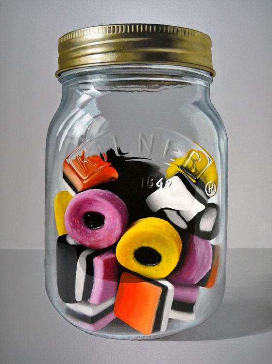 Sweet Jar Acrylic painting by Peter Slade Artfinder