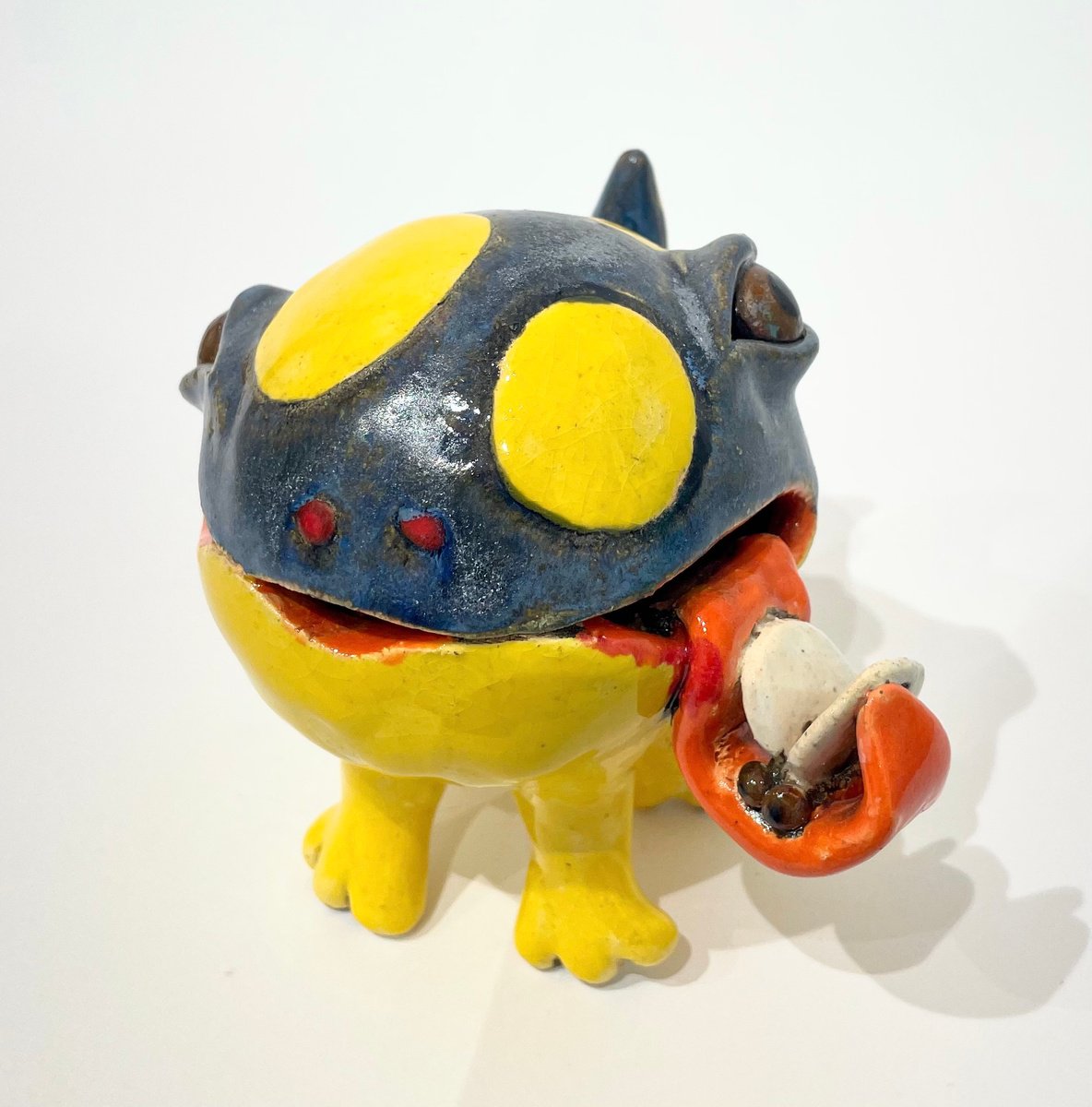 Expressive Clay Sculpture , Sweet Friendship By Viktor Zuk, 4 X 5, Artwork For Sale On Artfinder