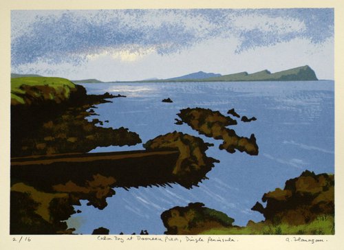 Calm day at Dooneen Pier, Dingle Peninsula by Aidan Flanagan Irish Landscapes