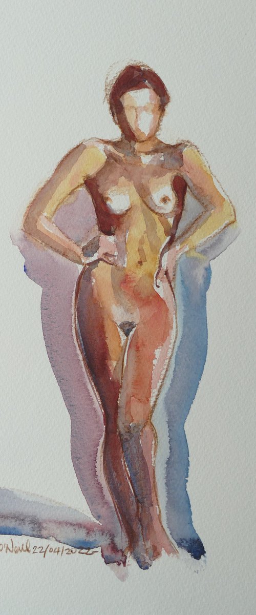 standing female nude by Rory O’Neill