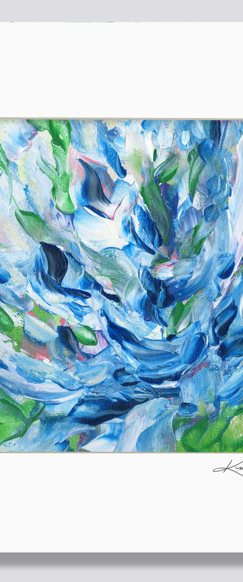 Floral Melody 40 - Floral Abstract Painting by Kathy Morton Stanion by Kathy Morton Stanion