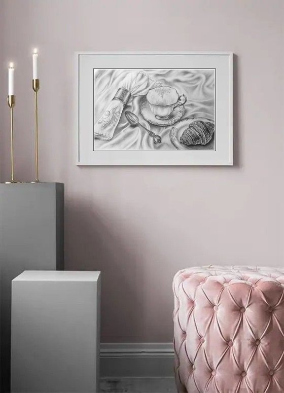 Elegant French Breakfast Still Life