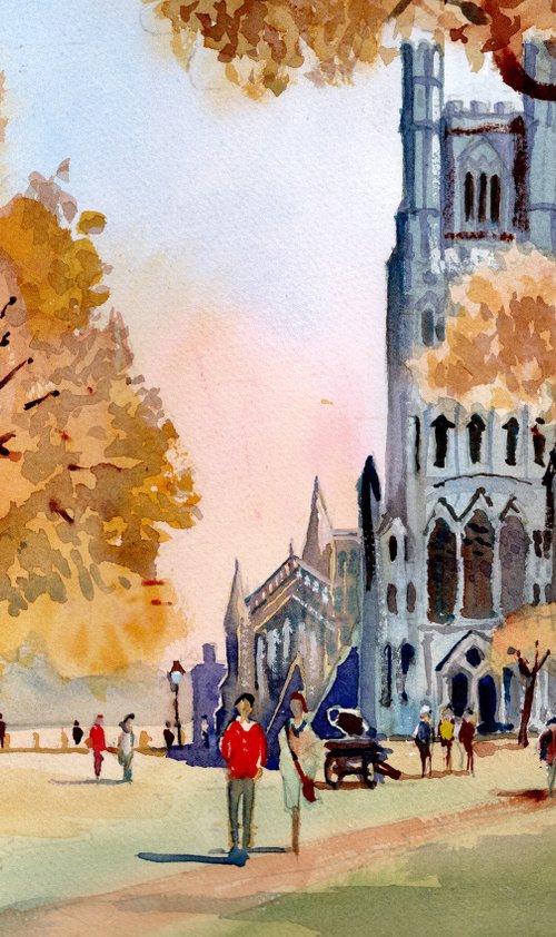 Ely Cathedral, Autumn by Peter Day