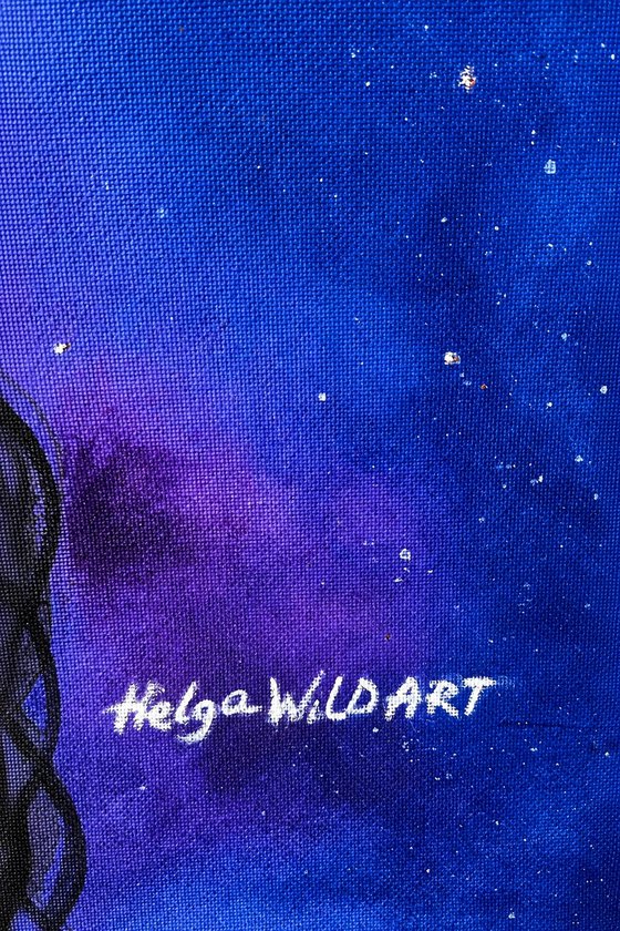 She Blooms in Starlight - Woman Portrait