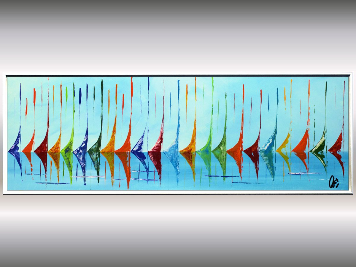  Colored Summer By Edelgard Schroer, 48 X 17, Artwork For Sale On Artfinder