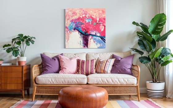 Road to pink mountains