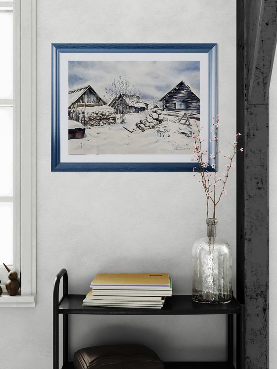 Ready for winter, Russian winter