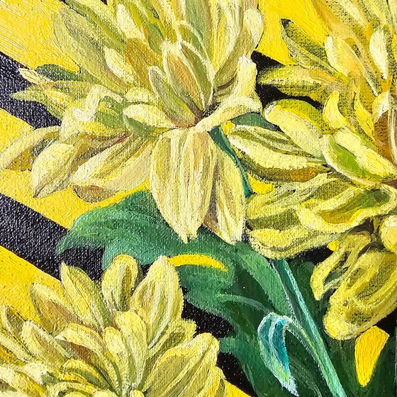 Rainbow Chrysanthemums