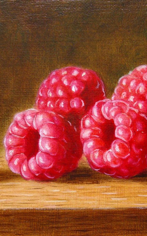 Raspberries and blueberry by Jean-Pierre Walter