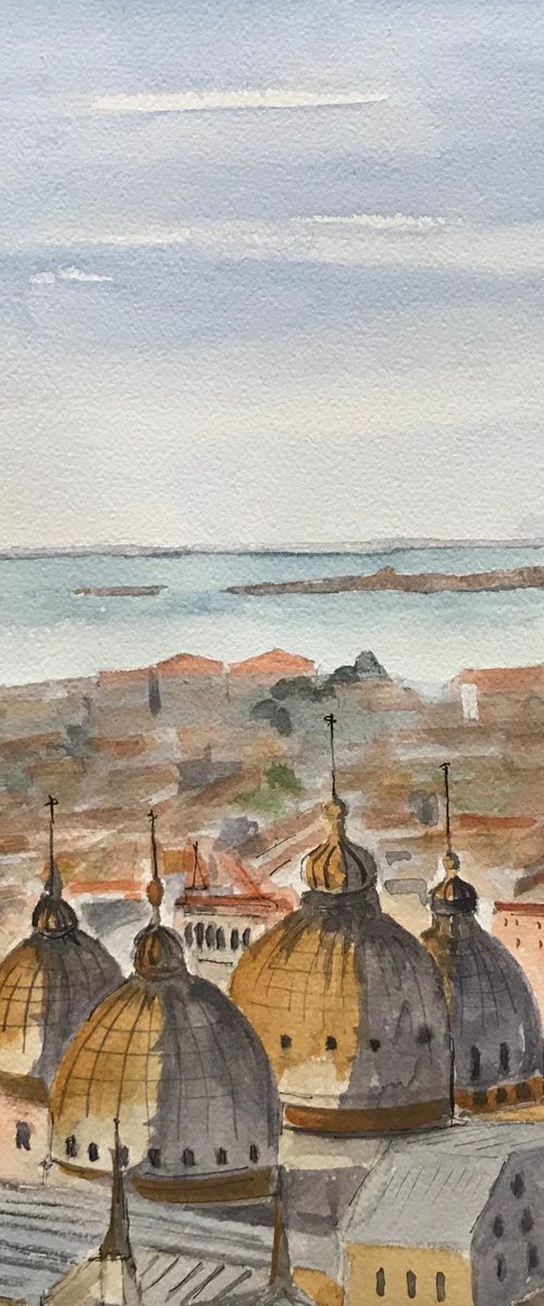 The Domes of St Marks Basilica by Brian Tucker