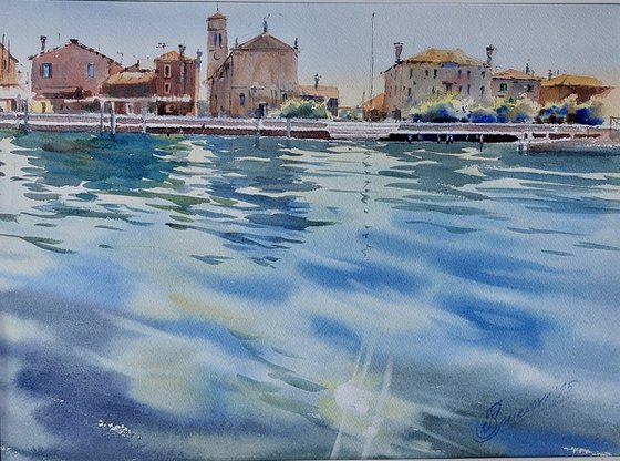 Pellestrina. Italian island