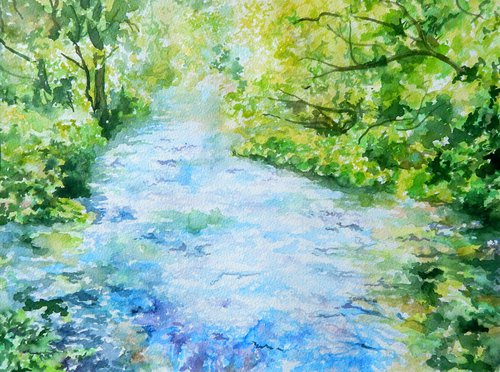 Dovedale Stream by Richard Freer