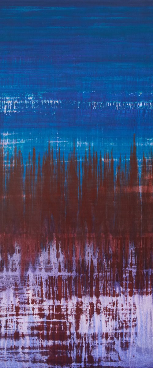 Blue Dark Red Lavender by Simon Findlay