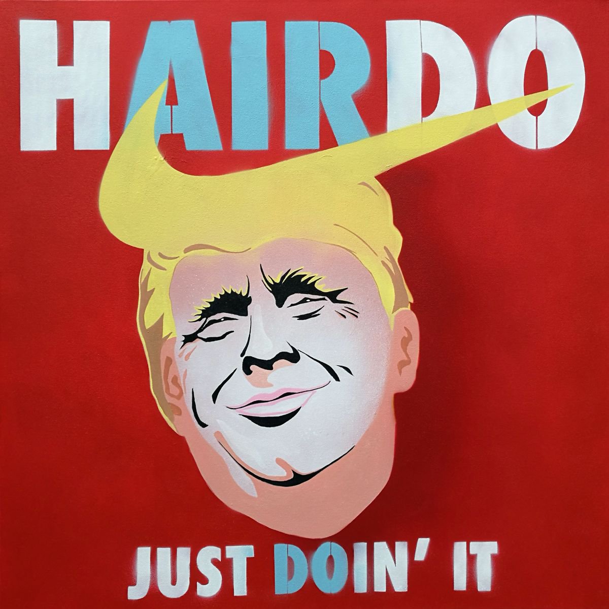 Hairdo (Trump/Nike Air) by Drew Darcy