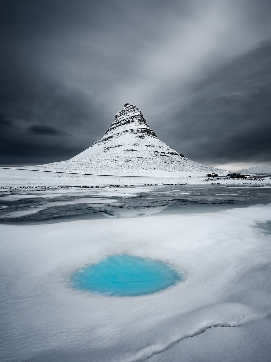 Photorealistic Landscape Photograph By Nick Psomiadis, 35 X 47", Snaeland, Original Artwork