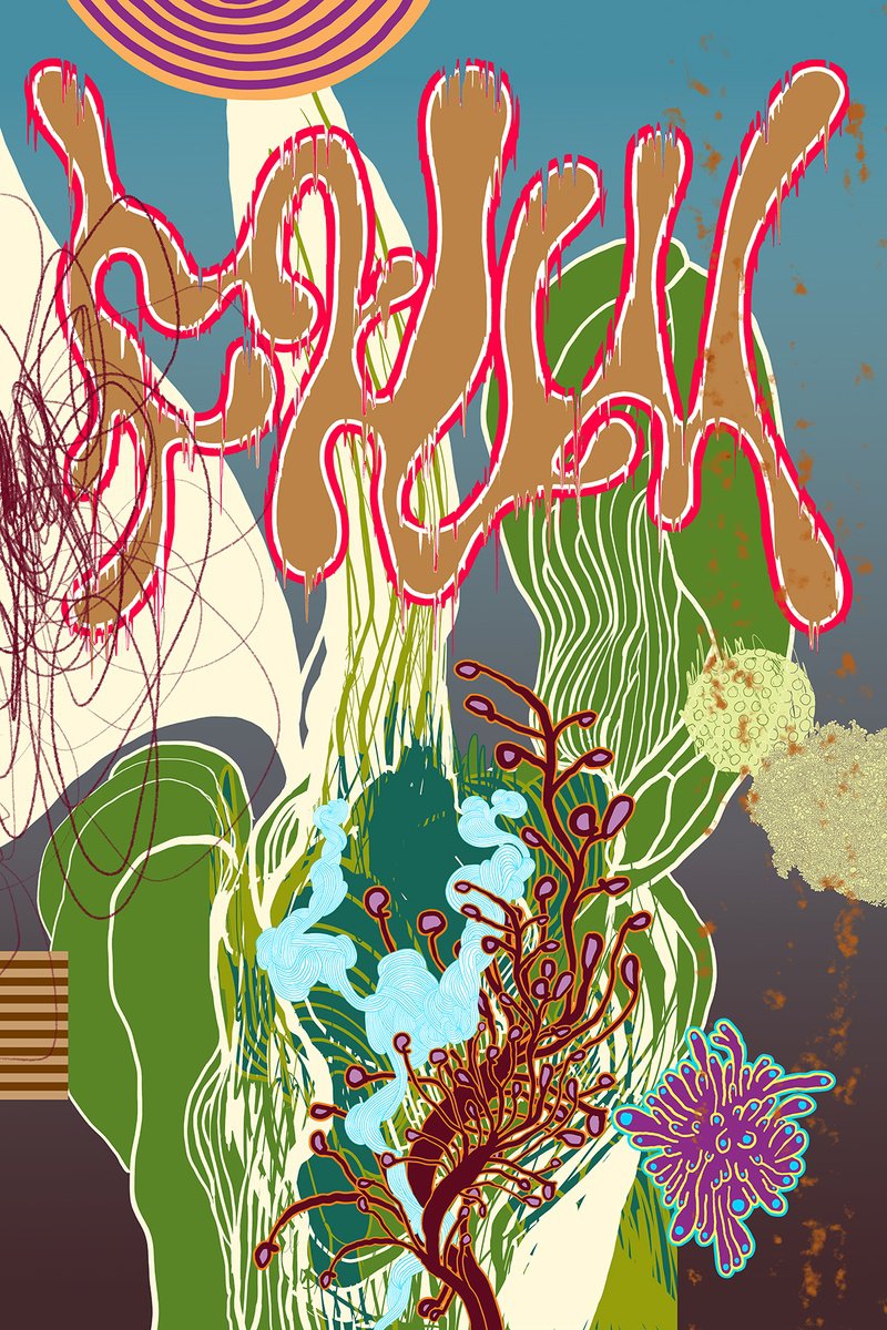 Abstract Landscape Giclee Print By Alasdair Willis, 16 X 23, Freak, Original Artwork