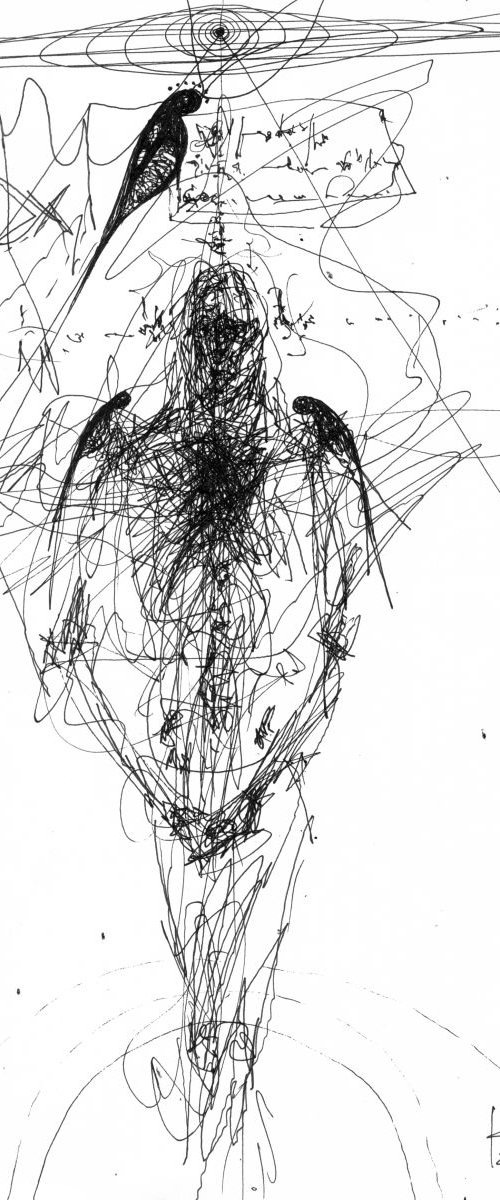 WE ARE ENERGY FIELDS GOD IS ARTIST VIBRATING LINES SPONTANE HUMAN ANGEL MASTER KLOSKA by Kloska Ovidiu