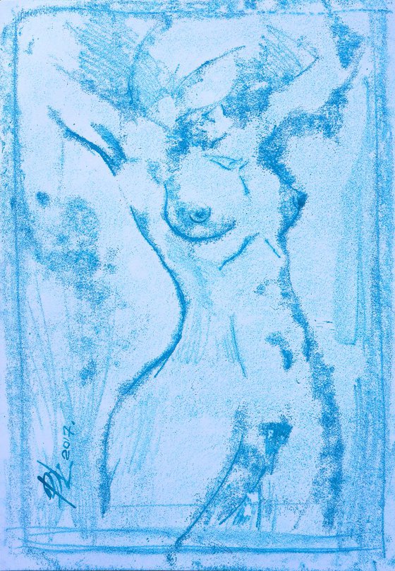 Nude monotype # 19