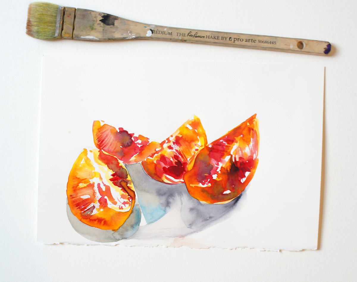 Blood Orange Slices by Hannah Clark