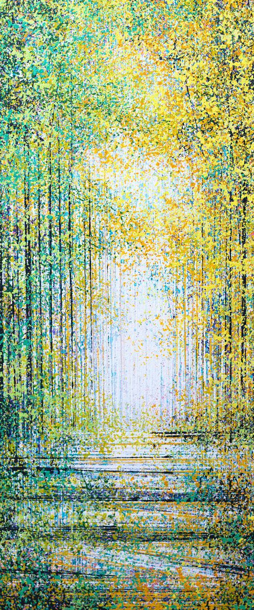 Trees In Fresh Spring Colours by Marc Todd