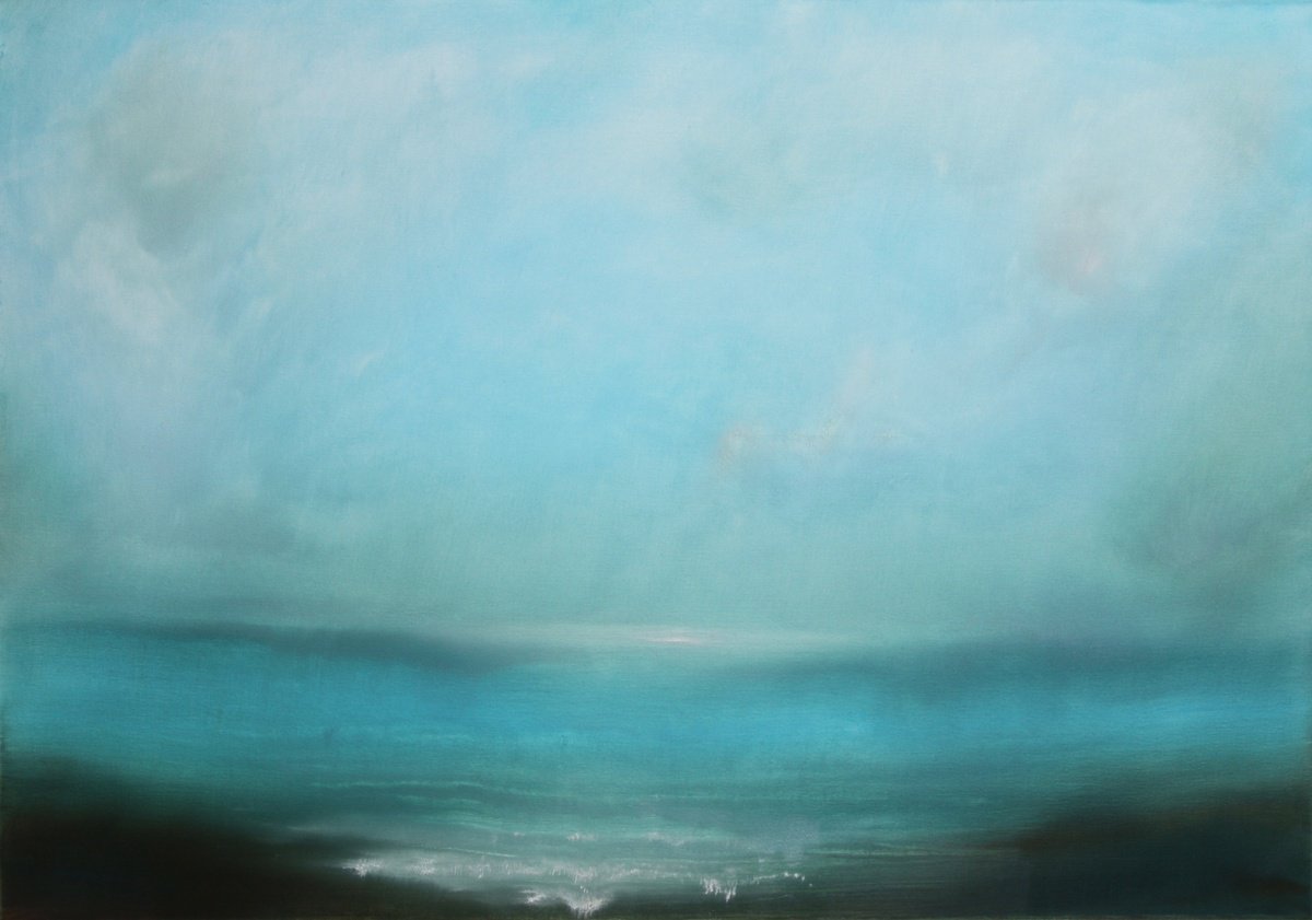 Aqua Seas By Jonathan Speed, 39 X 28, Artwork For Sale On Artfinder