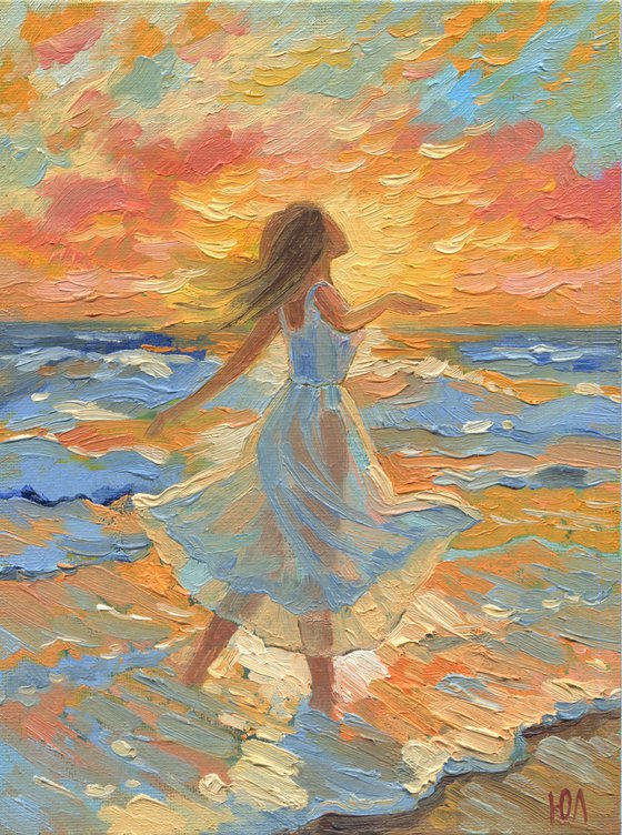 Dance in sunset