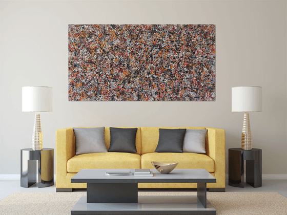 Abstract painting by M.Y.