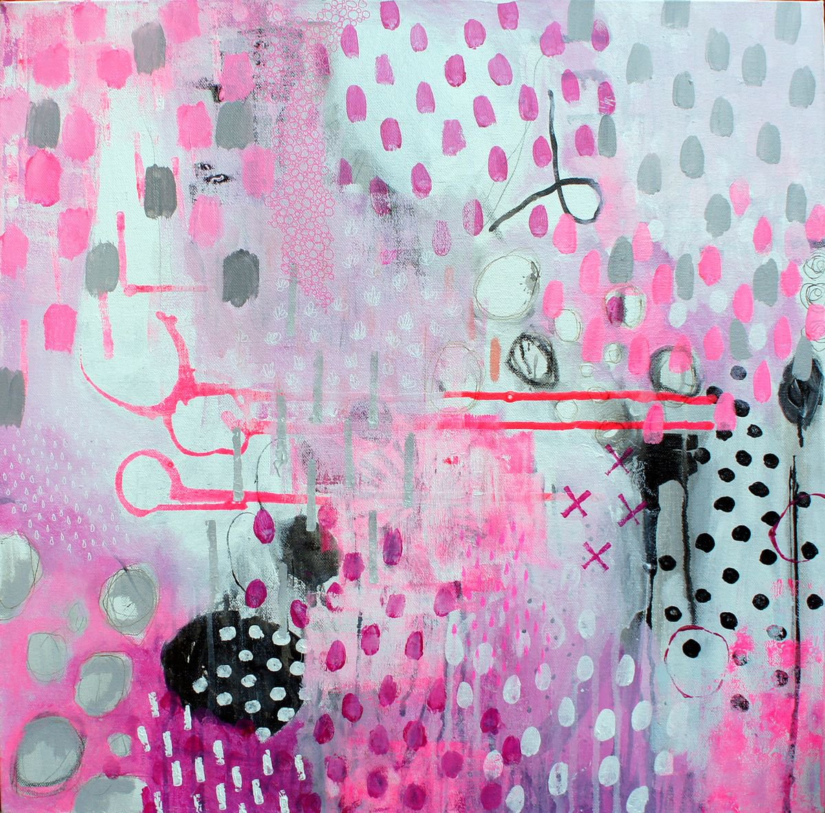 Pink Abstract by Bex Parker