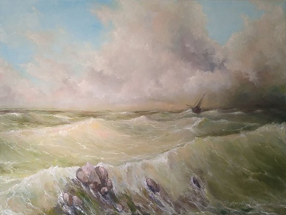 After the storm 40x30x1.5''