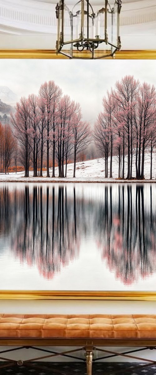 Winter Trees 6 by MICHAEL FILONOW