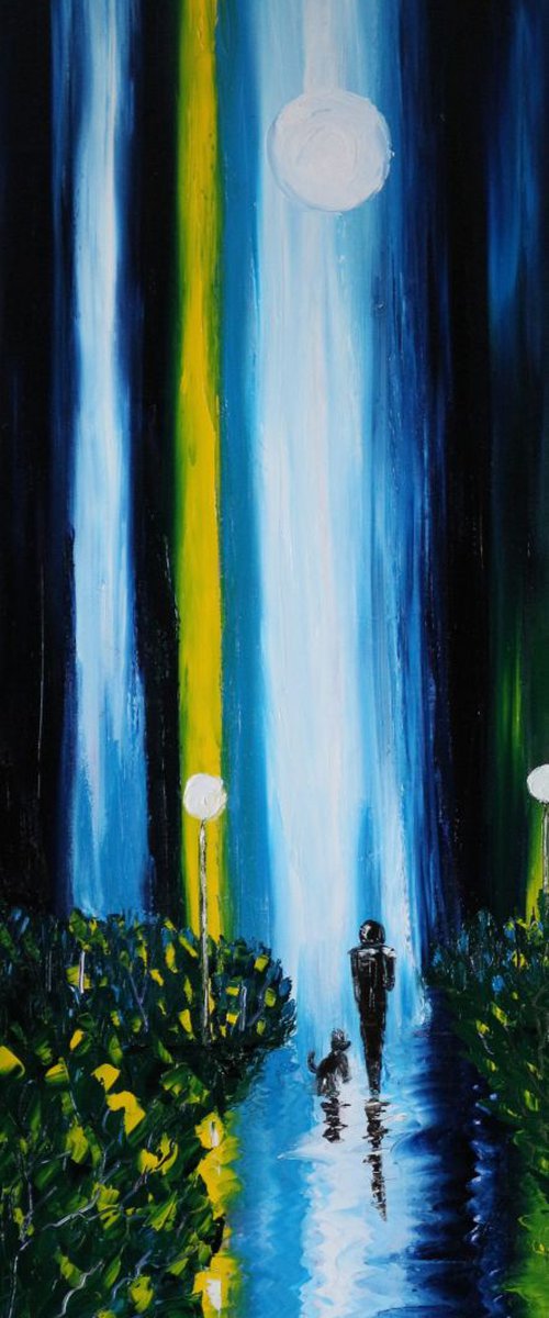 Night Walk by Galina Zimmatore