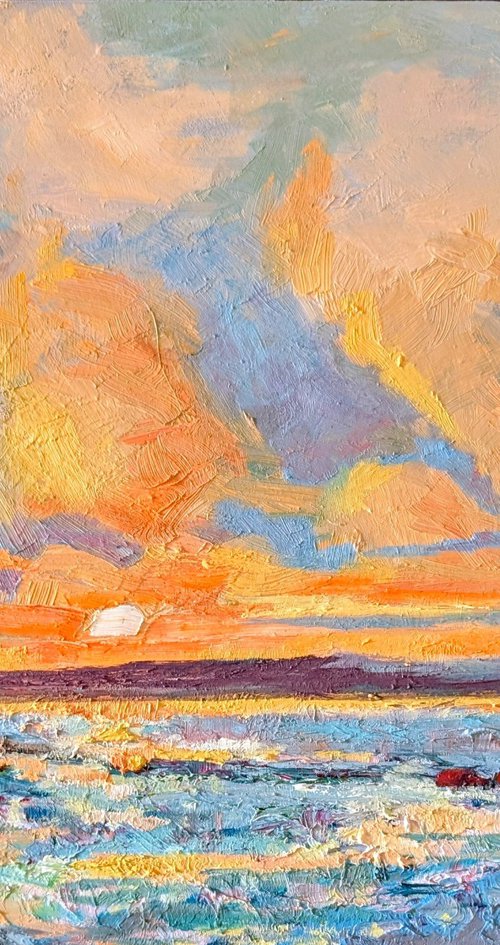 Sailing towards light by Padmaja Madhu