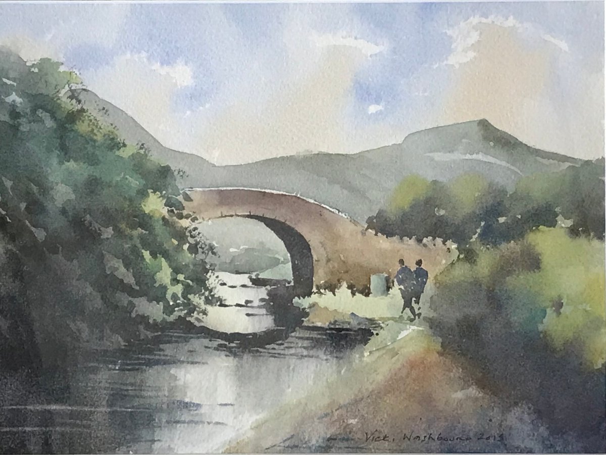 Pen y Fan from Brecon canal by Vicki Washbourne
