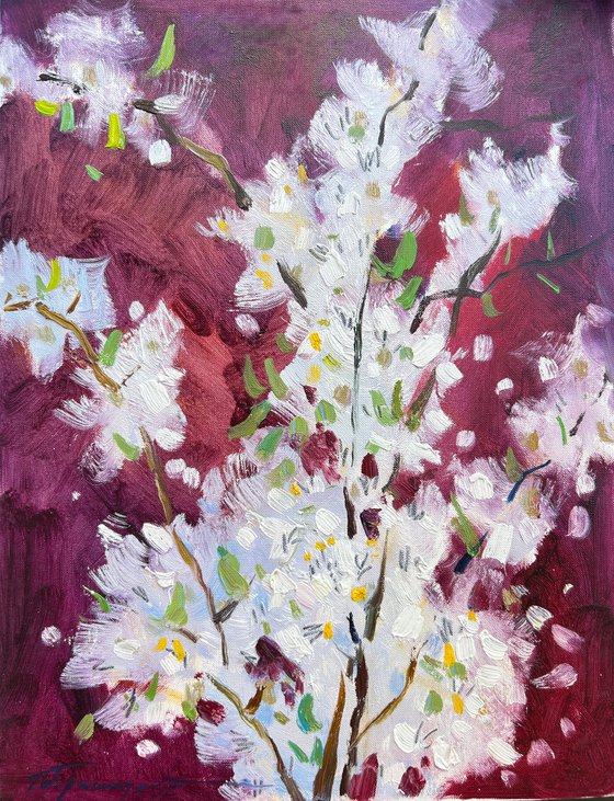 Blossoming branch