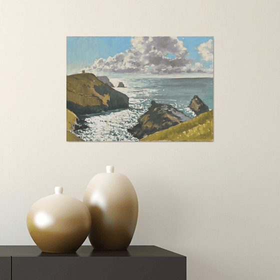 Boscastle from above