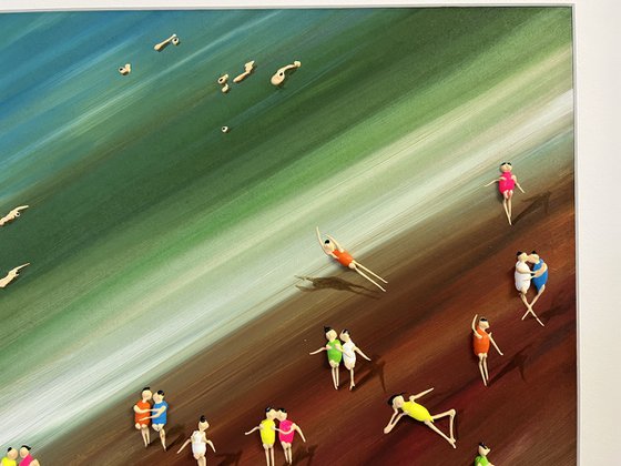 Freedom People Sea ,,On the Beach’‘ Eka Peradze Art